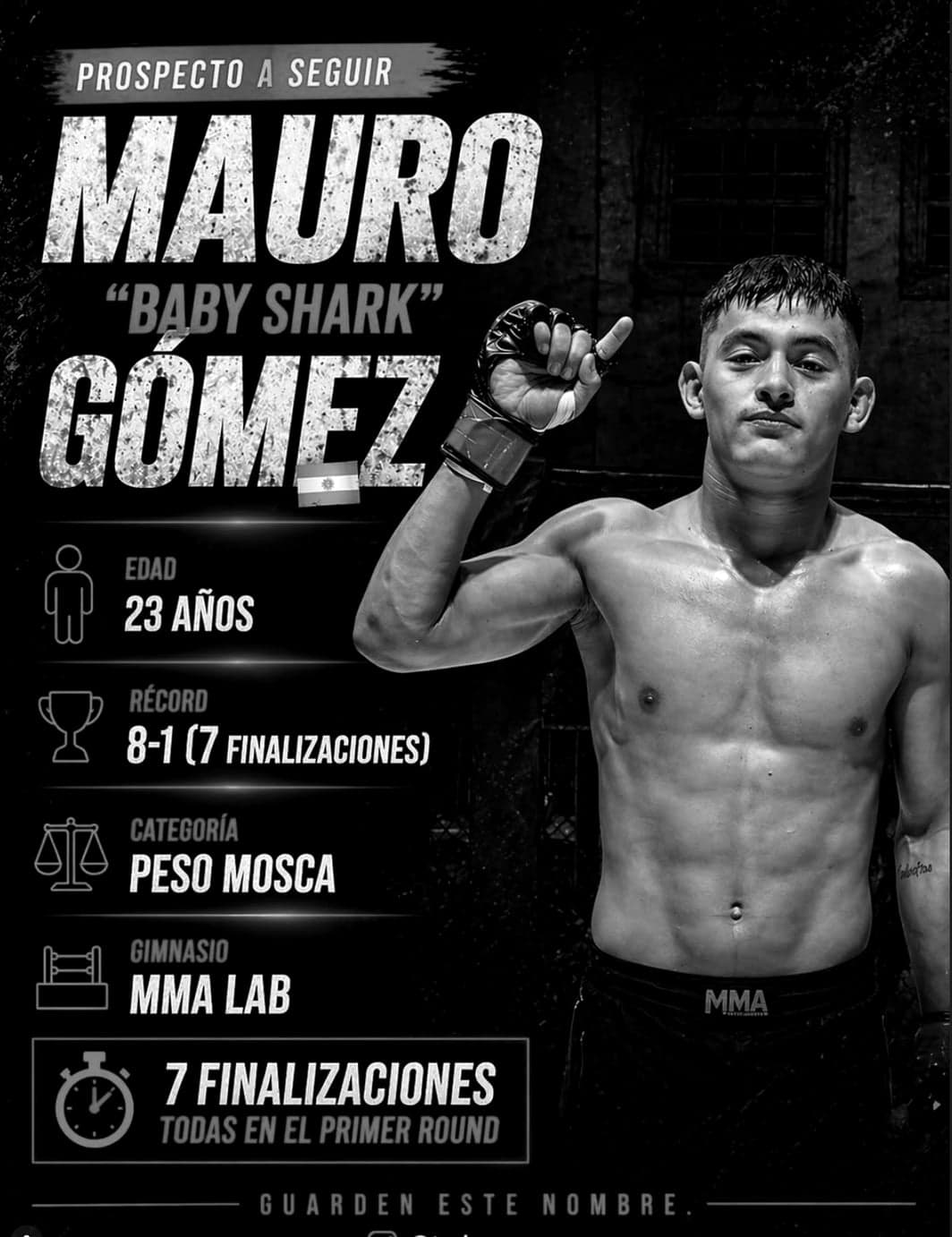 Mauro Gomez — fight poster